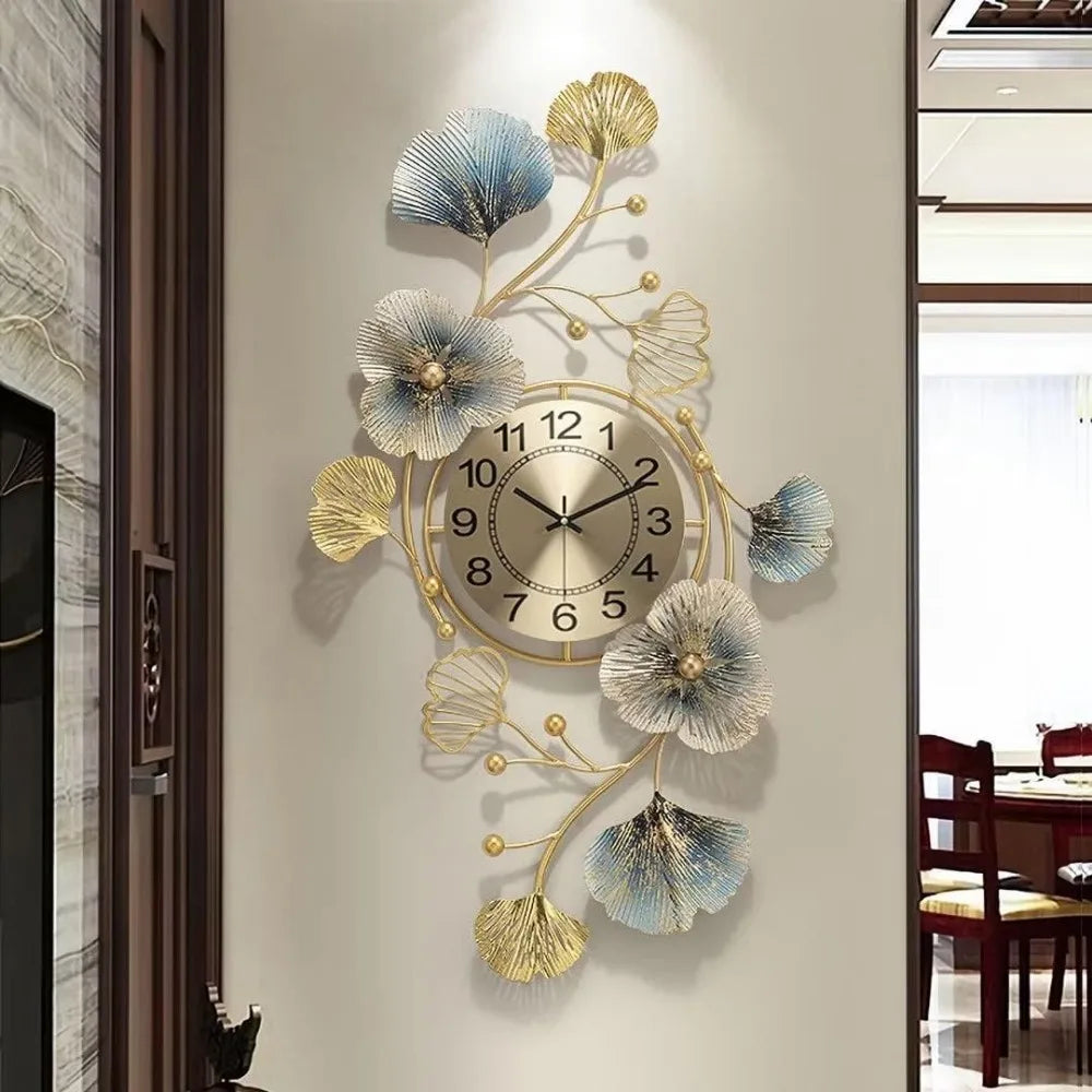 Metal Wall Art Large Wall Clock