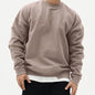 Men’s Hip Hop Gym O-Neck Sports Hoodie – Casual Loose Fit Fitness Sweatshirt