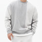 Men’s Hip Hop Gym O-Neck Sports Hoodie – Casual Loose Fit Fitness Sweatshirt