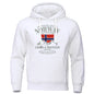 Norway Fjord Mountain Print Hoodie – Unisex Oversized Casual Sweatshirt