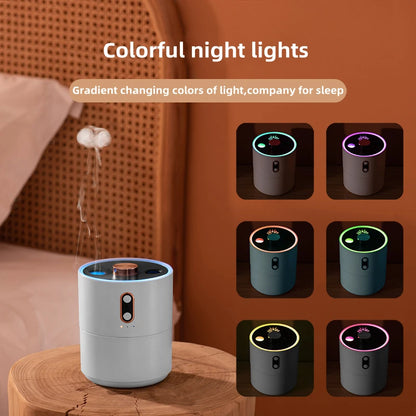 450ml Jellyfish Aroma Diffuser – USB Electric Ultrasonic Air Humidifier with Dual Nozzle