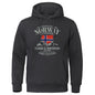 Norway Fjord Mountain Print Hoodie – Unisex Oversized Casual Sweatshirt