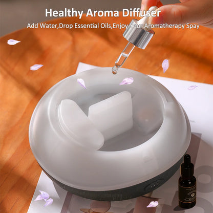 Flame Humidifier Essential Oil Diffuser with Night Lamp