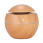 Mini Wood Grain Mushroom Air Humidifier – USB Ultrasonic Aroma Diffuser