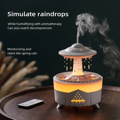 UFO Night Light Humidifier Colorful LED Lights