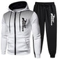Men’s Casual Hoodie &amp; Jogger Sweatpants Tracksuit – Autumn/Winter Sportswear Set