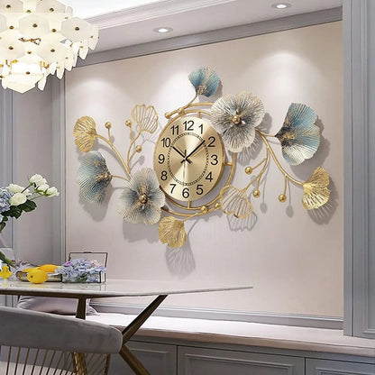 Metal Wall Art Large Wall Clock