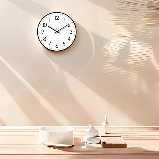 Wall Clock 8 Inch Silent Non-Ticking