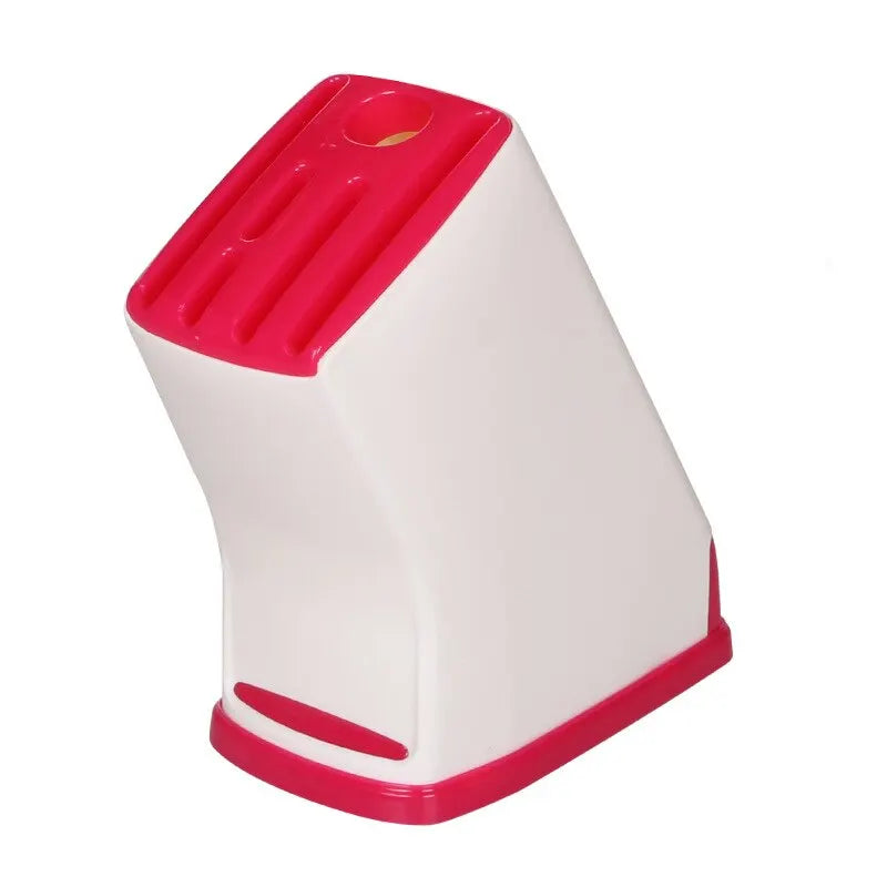 Multi-Function Plastic Knife &amp; Cutlery Stand with Drainage