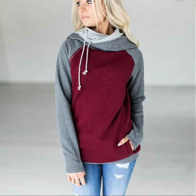 Harajuku Style Women’s Pullover Hoodie – Spring/Autumn Fleece Streetwear
