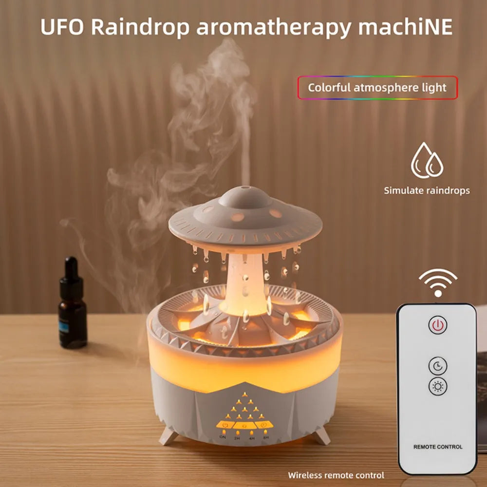 UFO Night Light Humidifier Colorful LED Lights