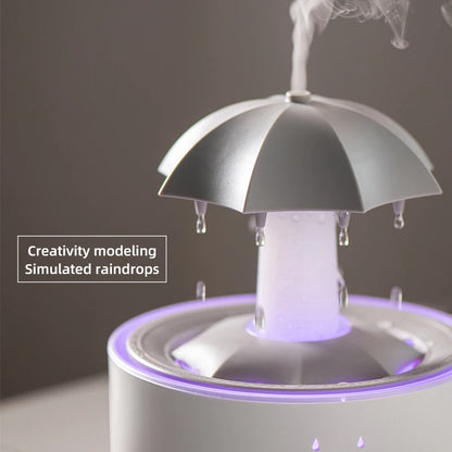Cloud Rain Humidifier & Aroma Diffuser with Remote Control and Night Light
