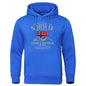 Norway Fjord Mountain Print Hoodie – Unisex Oversized Casual Sweatshirt