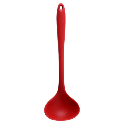Long Handle Silicone Soup Spoon – Japanese Style Ladle