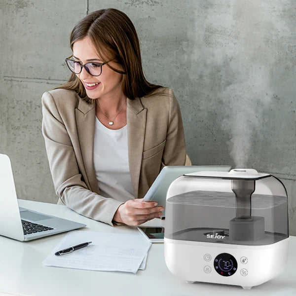 5L Ultrasonic Humidifier with Aroma Diffuser & LCD Display – For Bedroom & Large Room