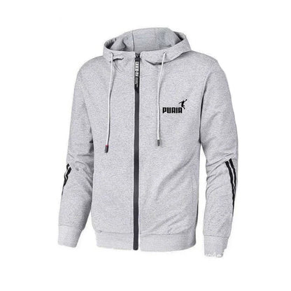 Men’s Autumn Tracksuit Set – Printed Hoodie &amp; Sweatpants Two-Piece Sportswear