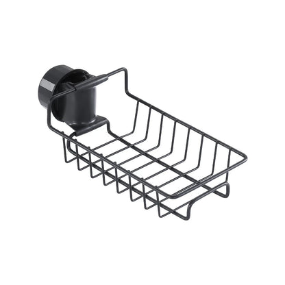 Stainless Steel Sink Drain Rack &amp; Sponge Storage Organizer