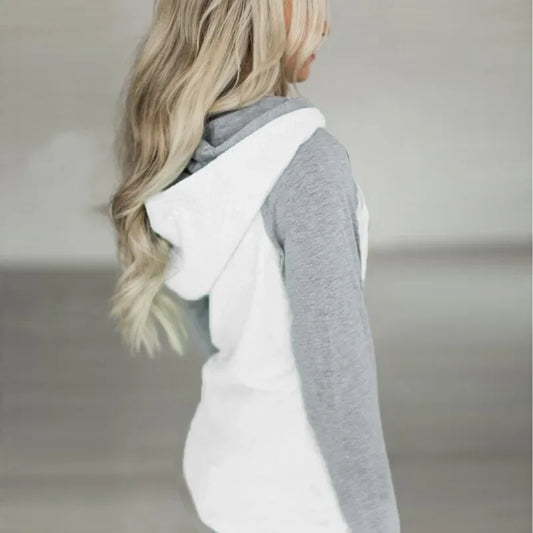 Harajuku Style Women’s Pullover Hoodie – Spring/Autumn Fleece Streetwear