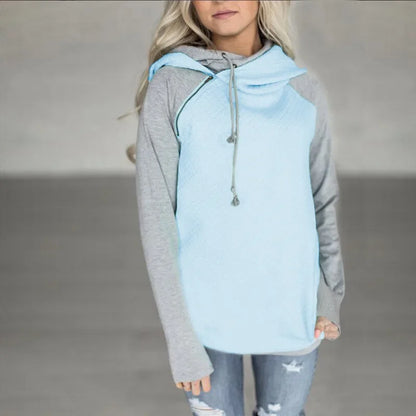 Harajuku Style Women’s Pullover Hoodie – Spring/Autumn Fleece Streetwear