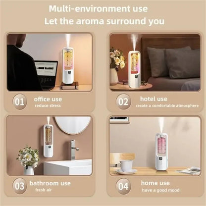 Wall-mounted Diffuser Oil Aromatherapy Machine Air Purifying Automatic Diffuser Toilet Deodorization Fragrance Humidifier