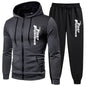 Men’s Casual Hoodie &amp; Jogger Sweatpants Tracksuit – Autumn/Winter Sportswear Set
