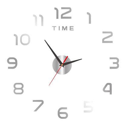 3D Wall Decal Decorative Clock