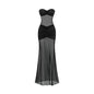 Sexy Mesh Patchwork Women Long Dress