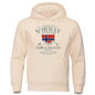 Norway Fjord Mountain Print Hoodie – Unisex Oversized Casual Sweatshirt