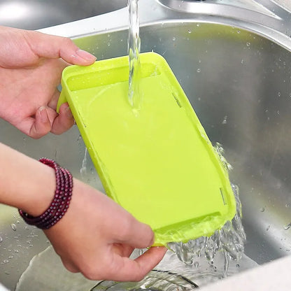 Multi-Function Plastic Knife &amp; Cutlery Stand with Drainage