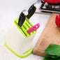 Multi-Function Plastic Knife &amp; Cutlery Stand with Drainage