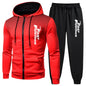 Men’s Casual Hoodie &amp; Jogger Sweatpants Tracksuit – Autumn/Winter Sportswear Set