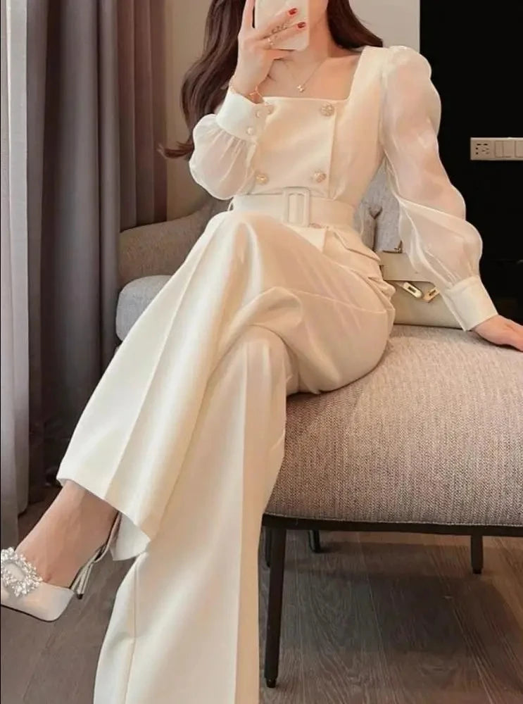 Leg Pants Summer Set Fashion Two Pieces