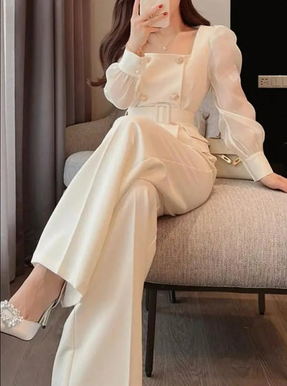Leg Pants Summer Set Fashion Two Pieces