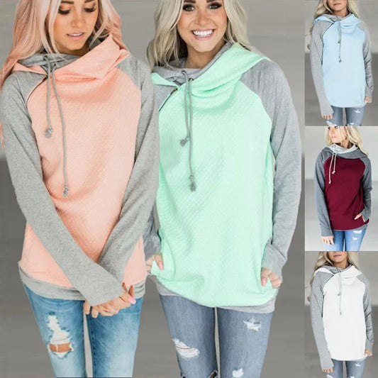 Harajuku Style Women’s Pullover Hoodie – Spring/Autumn Fleece Streetwear