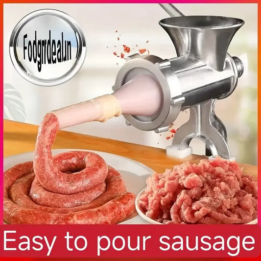 Heavy Duty Manual Meat Grinder &amp; Multi-Function Kitchen Mincer